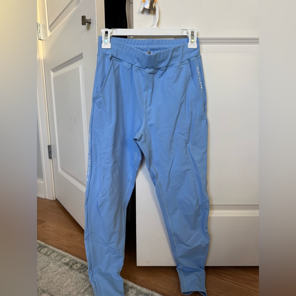 Alphalete Blue Track Pants